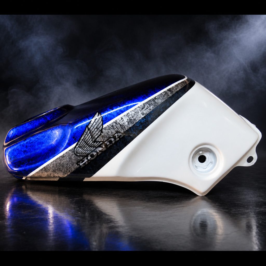 ＣＢＲ４００Ｆ純正風のバイク塗装施工事例・作品1