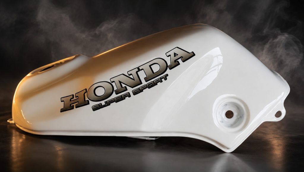 CBR400fエアブラシロゴのバイク塗装施工事例・作品12