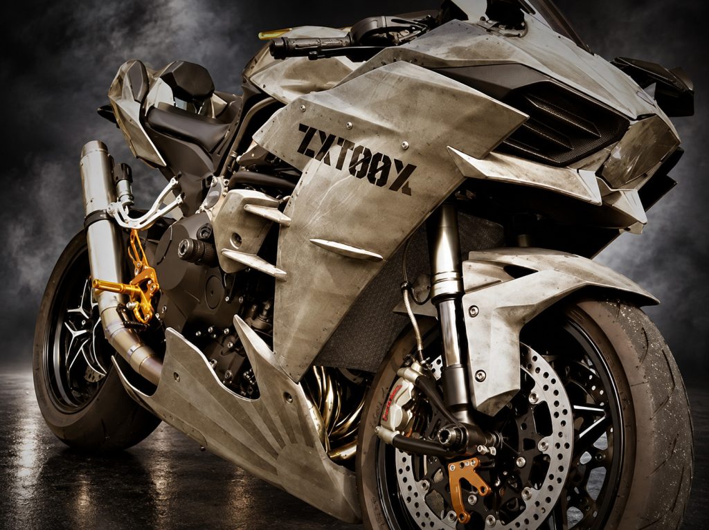 KawasakiH2戦闘機のバイク塗装施工事例・作品31