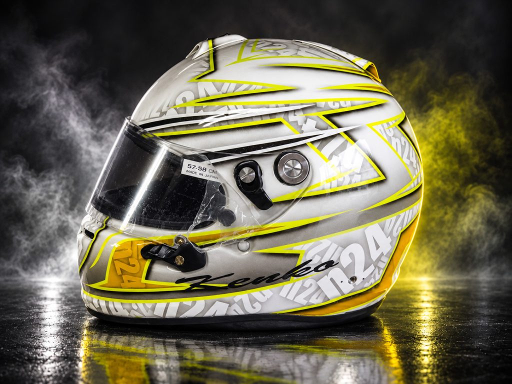 ヘルメットオリジナルのヘルメット塗装施工事例・作品1