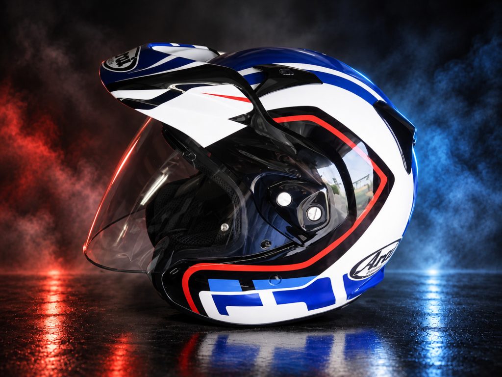 ARAIジェットヘルのヘルメット塗装施工事例・作品40