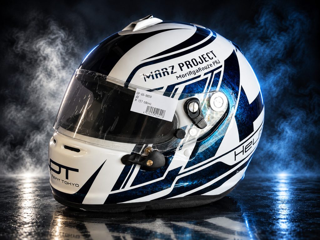 ARAIヘルメットのヘルメット塗装施工事例・作品72