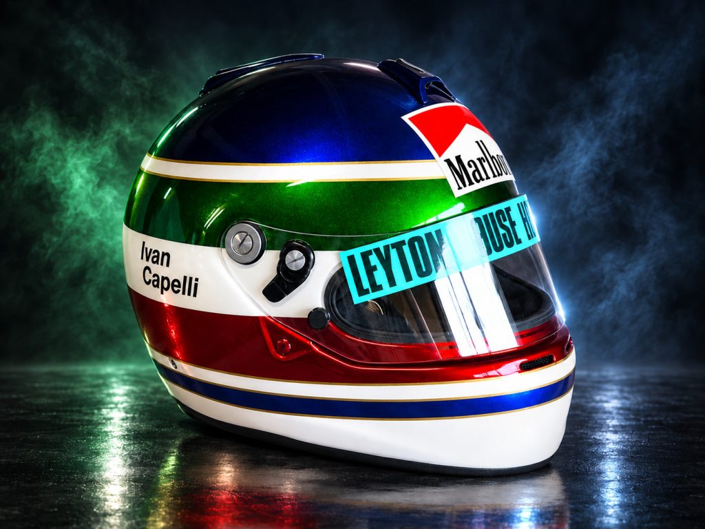 イヴァンカペリArai GP-6Sのヘルメット塗装施工事例・作品76